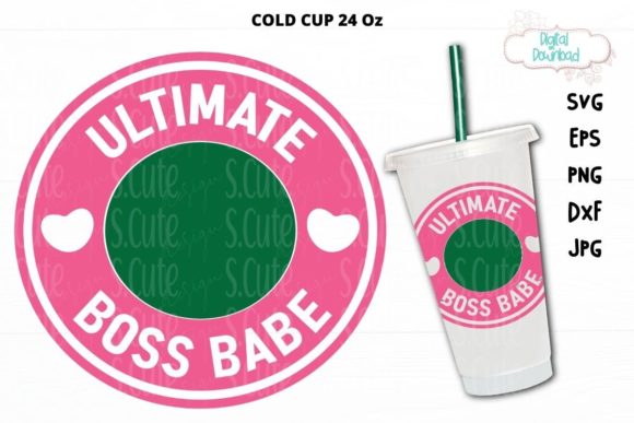 Boss Babe Cup: Modern Graphics & Illustrations