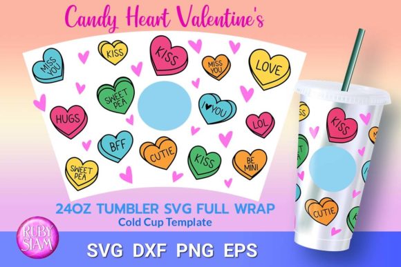 Candy Heart Svg, Love Hearts, Valentines Graphics & Tumbler