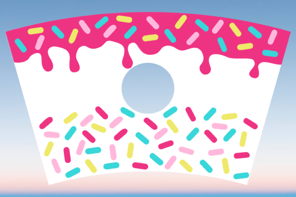 Candy Sprinkles Cup SVG: Graphics & Print Templates