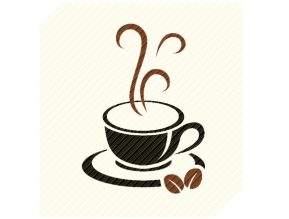 Coffee Cup Coffee Beans Tea Cup Graphic for Crafts