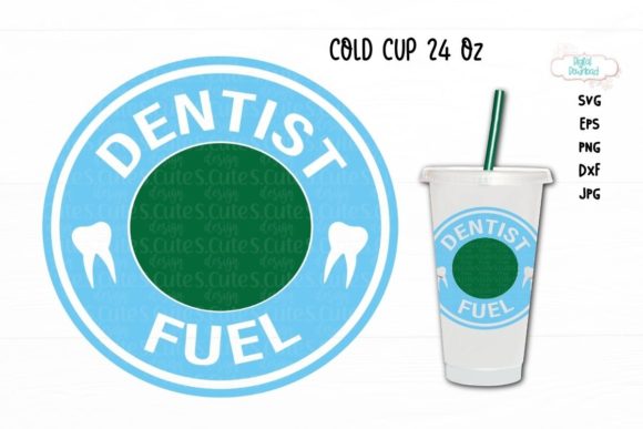 Dentist Fuel Cup Ring SVG: Graphics & Illustrations
