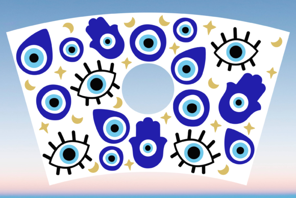 Evil Eye Hamsa Starbucks Cup Wrap: Graphics & Print Review