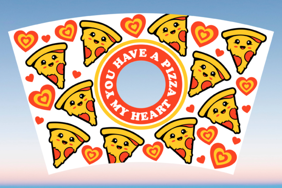 Funny Pizza Heart SVG: Graphics & Print Templates Review