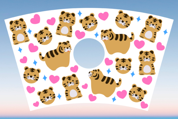 Lucky Cute Tiger Cup Wrap Svg: Embroidery Designer Review