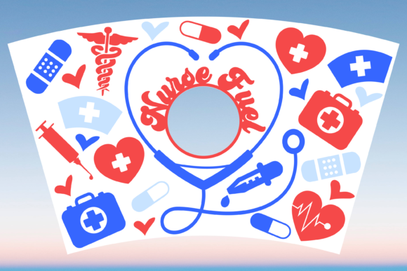 Nurse Fuel RN Svg: Graphics & Print Templates Review