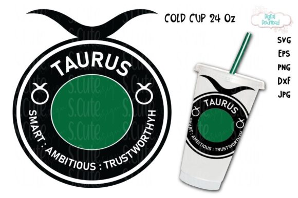 Taurus Cup Ring SVG: Graphics & Illustrations for Real Publishing