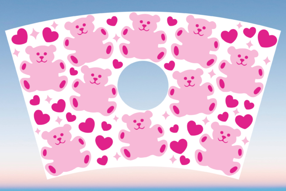 Teddy Bear Heart Valentine Svg for Print Templates & Graphics