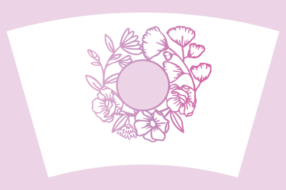 Wildflowers Venti Cup Wrap: Graphics & Print Templates